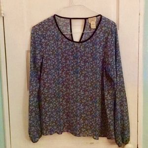 Eyelash Couture popover chiffon top large